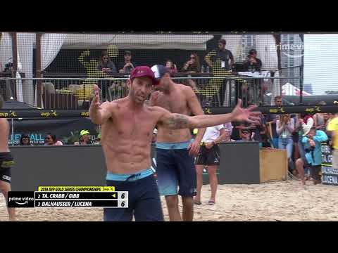 Phil Dalhausser Dig & Swing With No Block | 2019 AVP Gold Series, Championships