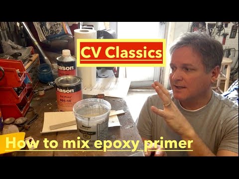 How to properly mix and spray epoxy primer