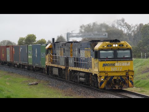 Pacific National Intermodal Passing Table Top NSW | NR77 & NR46