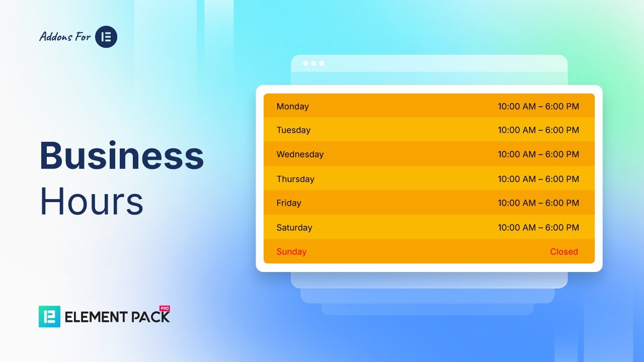 Business Hours Video Thumbnail