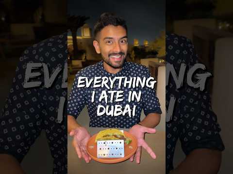 Everything I Ate In A Day in Dubai! 🇦🇪🌮🥗