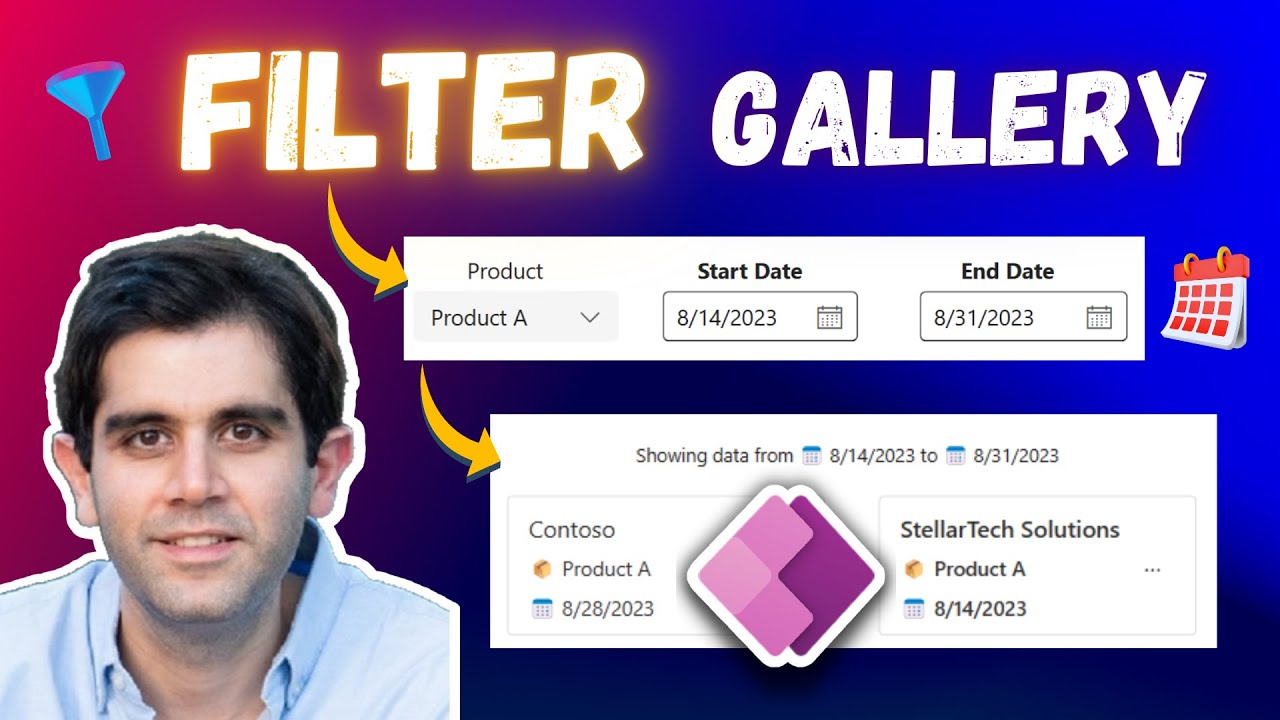 How to apply Multiple Filters to Power Apps Gallery: Dates, Ranges & More!