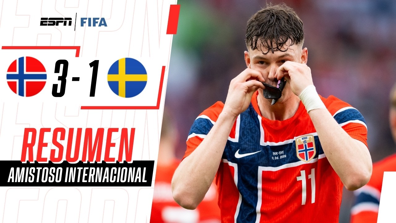 SIN HAALAND, NORUEGA DERROTÓ A SUECIA EN LA PREVIA AL MUNDIAL | Noruega 3-1 Suecia | RESUMEN