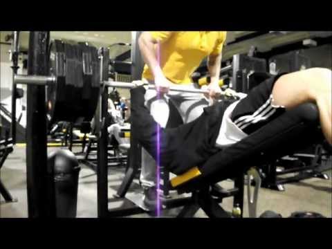 220KG Decline Bench@90kg Jay 'The Star' Carr