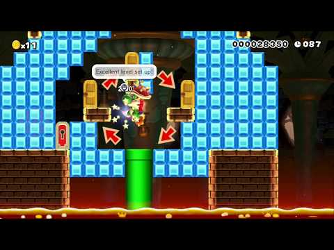 Fire and Ice in House of Games by Titacho - SUPER MARIO MAKER - NO COMMENTARY 1ay