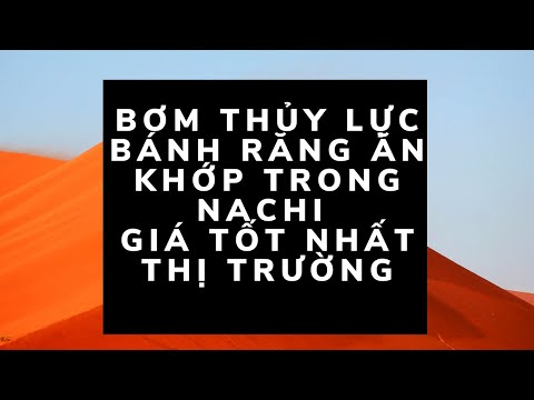 Bơm Thủy Lực Bánh Răng ăn khớp trong Nachi- Giá tốt nhất thị trường