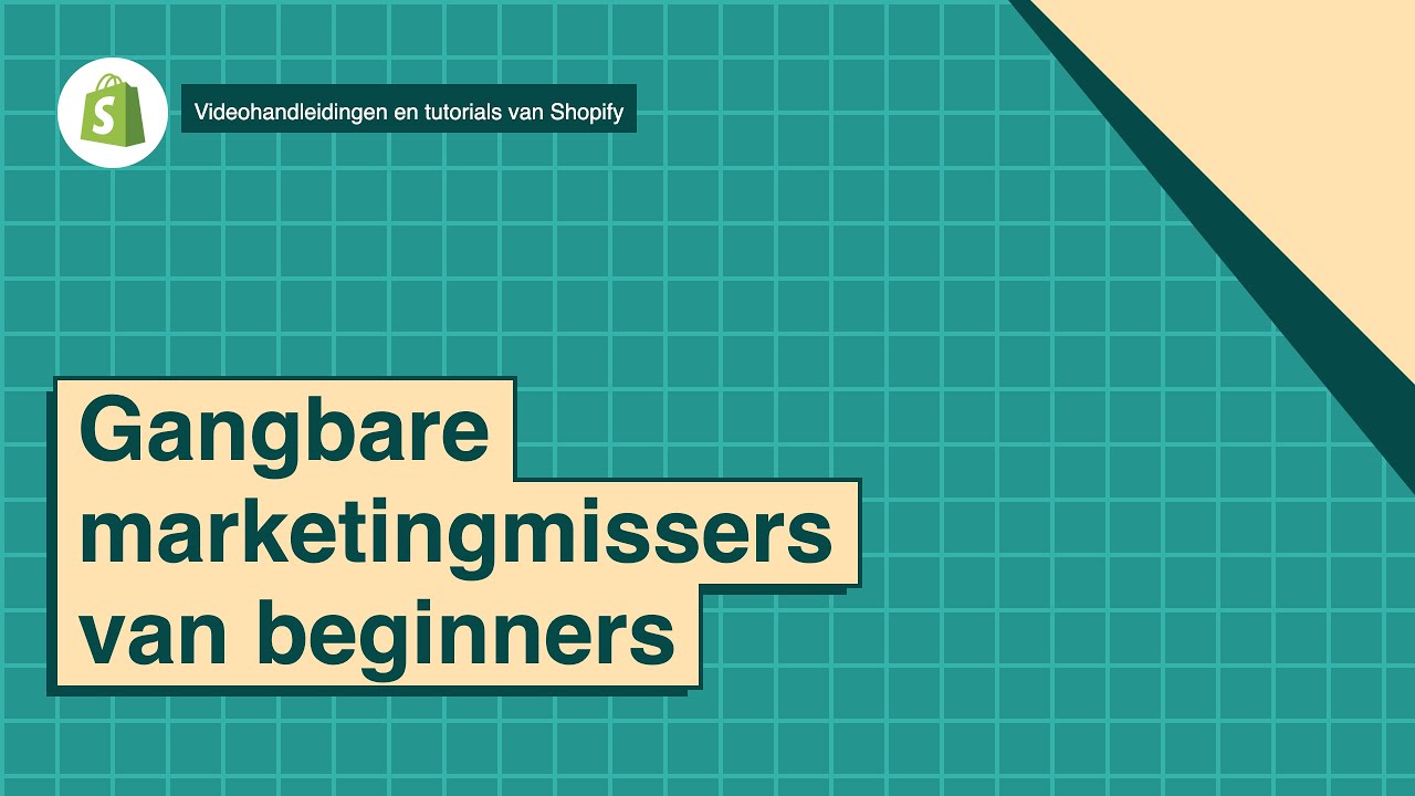 Gangbare marketingmissers van beginners
