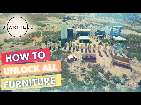 All Outpost Decorations & Furniture GUIDE/SHOWCASE | Starfield