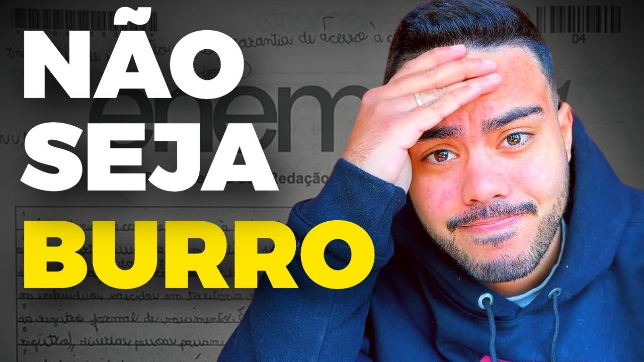 ❌ O que NÃO FAZER na RETA FINAL ENEM | 100 dias ENEM
