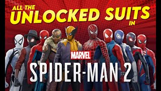 EVERY unlockable suit in Spider-Man 2 - Peter Parker and Miles Morales