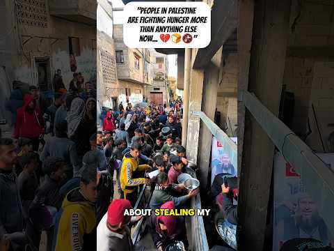 "People in Palestine are fighting hunger more than anything else now #foryou #viralvideo #palestine