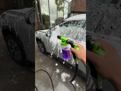 Foam wash without a pressure washer! #shorts #carwash #howto #diy #clean #restore #car #truck