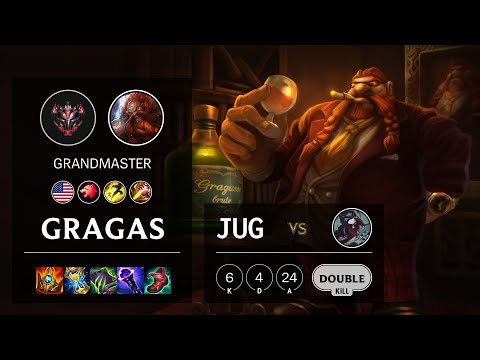 Gragas Jungle vs Kayn - NA Grandmaster Patch 11.4