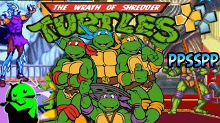 TMNT: Wrath of Shredder PPSSPP Emulator Gameplay (2022)