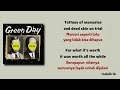 Green Day Good Riddance Time Of Your Life Lirik Lagu Terjemahan