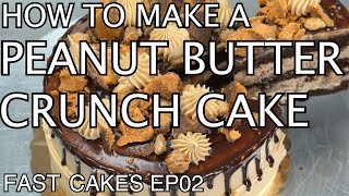 how to make peanut butter cake from box mix