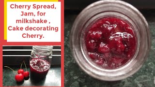 2 Ingredients Cherry Spread / Jam,  Cake Decorating Cherry | ENIGMA COOKs