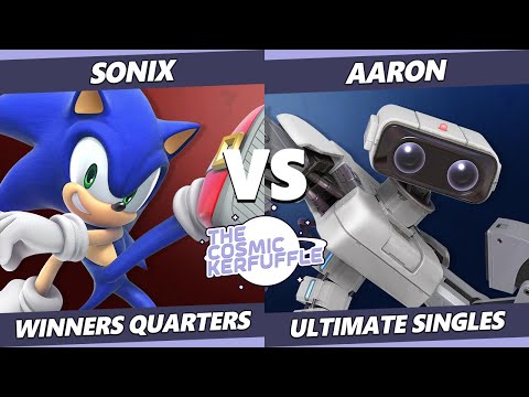 Cosmic Kerfuffle SSBU - BAN | Sonix (Sonic) Vs. Aaron (ROB, Diddy) Smash Ultimate Winners Quarters
