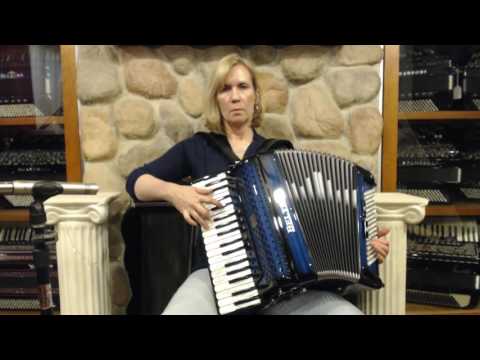 BELTSTUIII3496BS - Blue Shadow Beltuna Studio III Piano Accordion LMM 34 96 $3999