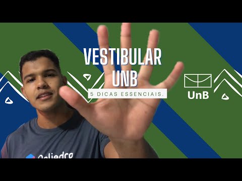 Como ir bem no vestibular da UnB (5 dicas).