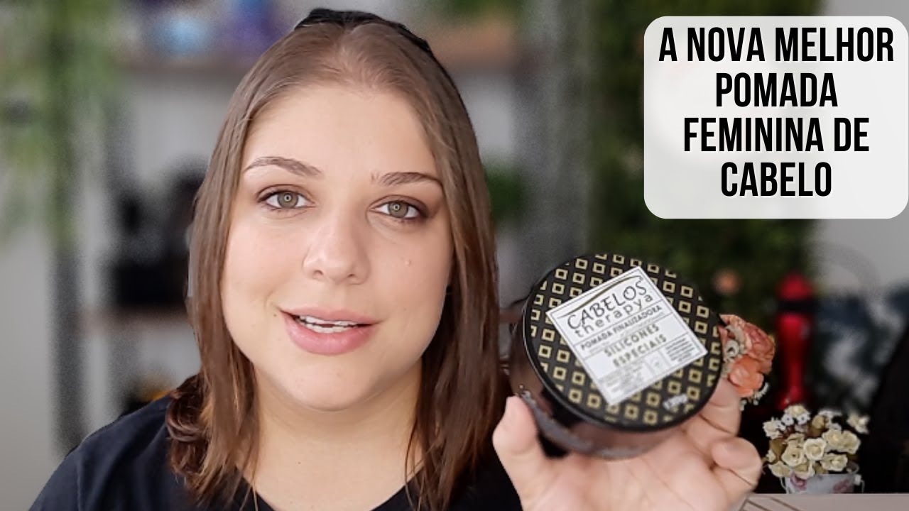 A NOVA MELHOR POMADA DE CABELO FEMININA QUE NÃO RESSECA E FIXA MUITO