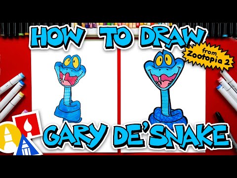 How To Draw Gary De'Snake Zootopia 2
