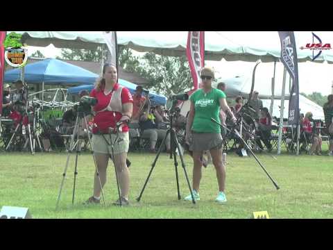 2015 Gator Cup Match 5   Recurve Women   Bronze Medal   Erin Mickelberry vs  Khatuna Lorig