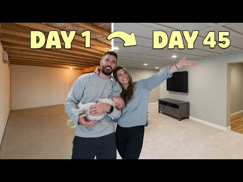 $10,000 Budget Basement Finishing Project - Full Timelapse + Cost Breakdown