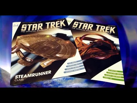 Star Trek Starships Collection #54 & 55 Review:  Steamrunner Class & Vulcan D'kyr Type