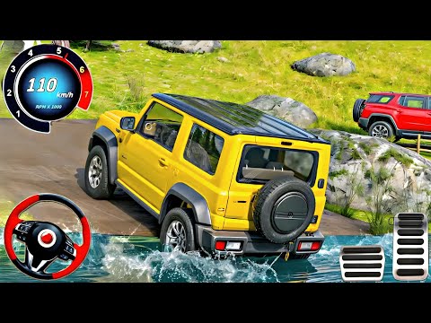 Offroad Jeep Driving Simulator 2024 - Luxury SUV Prado 4x4 Driving Simulator 3D - Android Gameplay