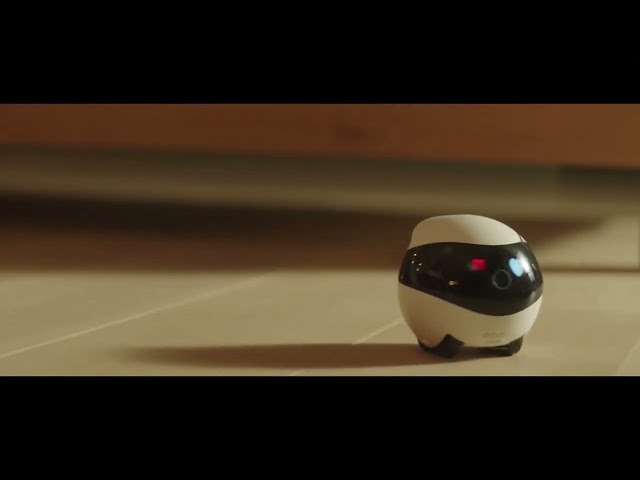 روبوت EBO Air مع امكانية التحكم به عن بعد , روبوت ذكي تفاعلي مع كاميرا ذكية لمراقبة كل مايدور في منزلك , صوت, واي فاي ، عرض للغرفة بالكامل, فيديو مباشر