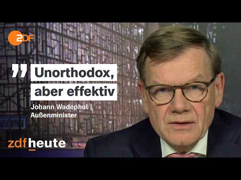 Frieden in der Ukraine: Außenminister Wadephul begrüßt US-Plan | heute-journal