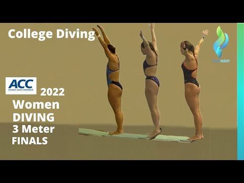 2022 Womens 3 meter Diving ACC Championships Finals