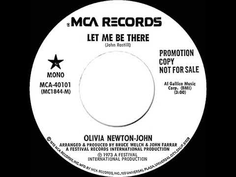 1974 Olivia Newton-John - Let Me Be There (mono radio promo 45)