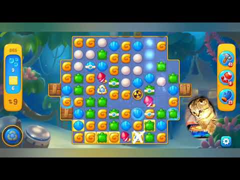 Fishdom 2022, no Boosters,   865   level  -  прохождение без бустеров,   865  уровень.