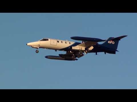 TLP 2018-1 Gesellschaft für Flugzieldarstellung GFD Learjet 35 D-CGFA Landing Albacete LEAB