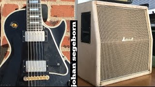 Video thumbnail for Bare wood Marshall cab by Johan Segeborn