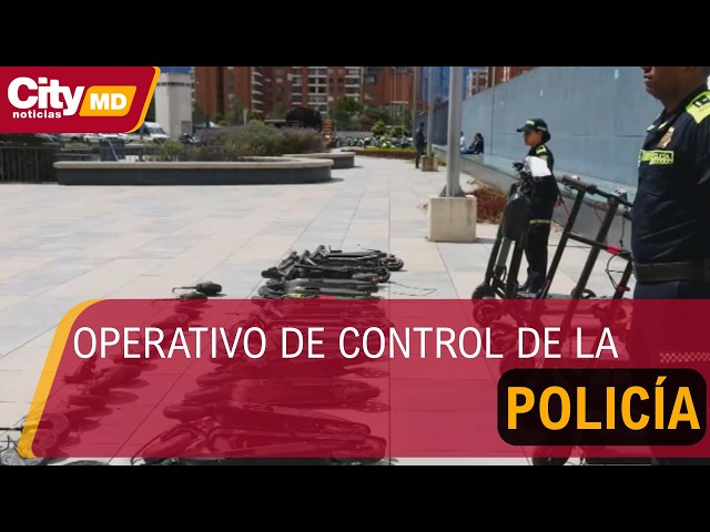 Incautan 30 patinetas eléctricas en operativo contra el hurto en Los Mártires