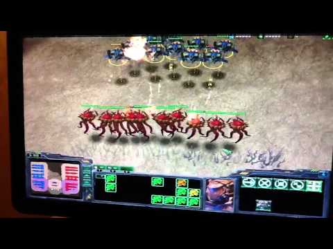 StarCraft 2 24 Vikings vs 24 Corruptors Fully Upgraded