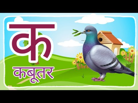 क से कबूतर,अ से अनार a se anaar k se kabutar | k se Kamal | ABCD | hindi varnmala with pictures