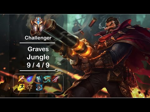 [4K] Challenger Graves Jungle (9/4/9) Ep.533
