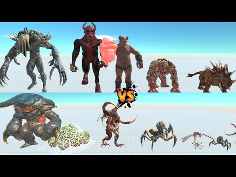 Alien Exotica vs Infernals - Animal Revolt Battle Simulator