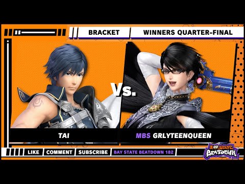 Bay State Beatdown 182 - Tai (Pichu, Chrom) VS GrlyTeenQueen (Bayonetta) - SSBU Singles