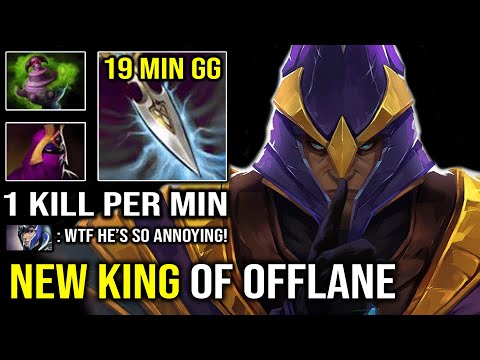 WTF Nobody Can Come to Offlane - 11Min Godlike Silencer Max INT with 1Kill Per Min & 19Min GG Dota 2