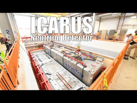 The ICARUS neutrino detector installation at Fermilab