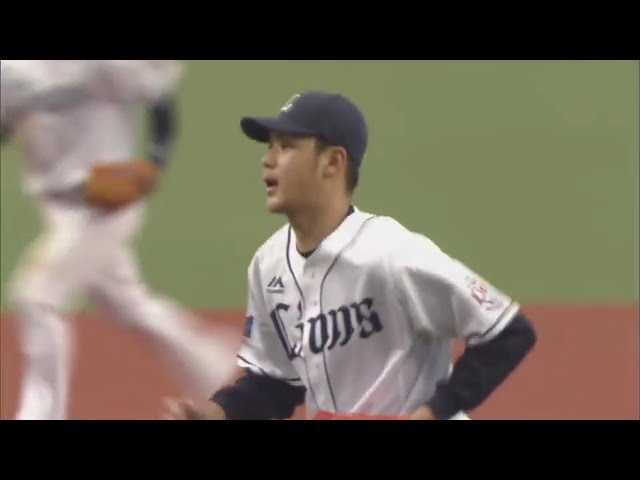 【8回表】最後はズバッとストレート!! ライオンズ・高橋光成が見逃し三振を奪う!! 2017/3/18 L-H