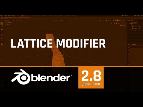 Lattice modifier | BLENDER 2.8