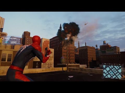 Spider-Man (PS4) - Open World Gameplay (8 Mins) [1080p HD]