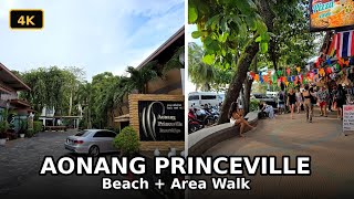 Aonang Princeville Villa Resort Krabi - What’s Around + Ao Nang Beach Walk (4K)