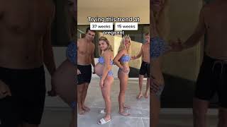 Download lagu Trying this trend at 37 weeks pregnant #shorts mp3